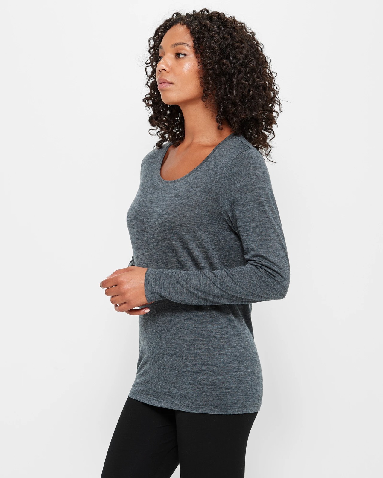 Extra Fine Australian Merino Wool Thermal Long Sleeve Spencer | Target ...