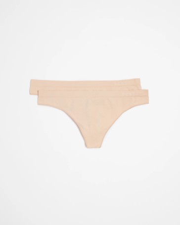 Bonds 2 Pack Seamless G-String Briefs