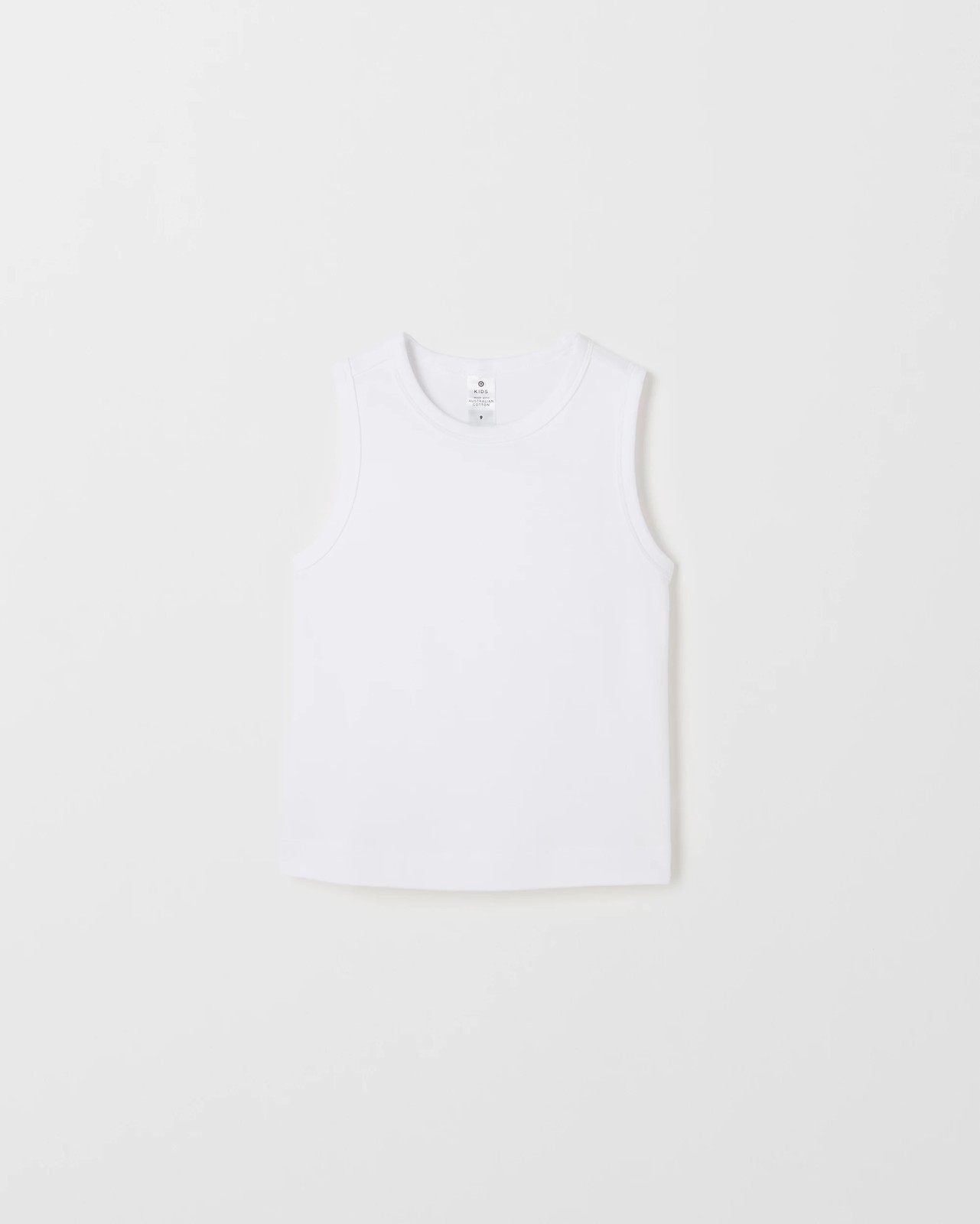 Australian Cotton Essential Interlock Tank Top - White 5 of 6