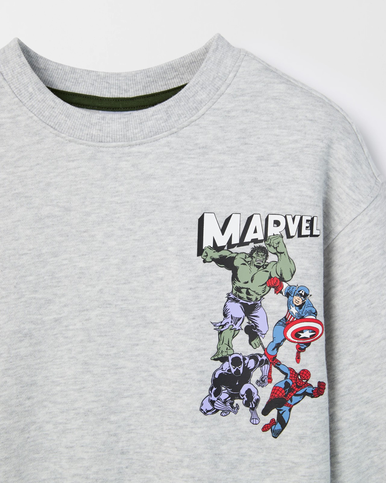 Marvel Australian Cotton Blend Long Sleeve Sweat Top 2 of 3