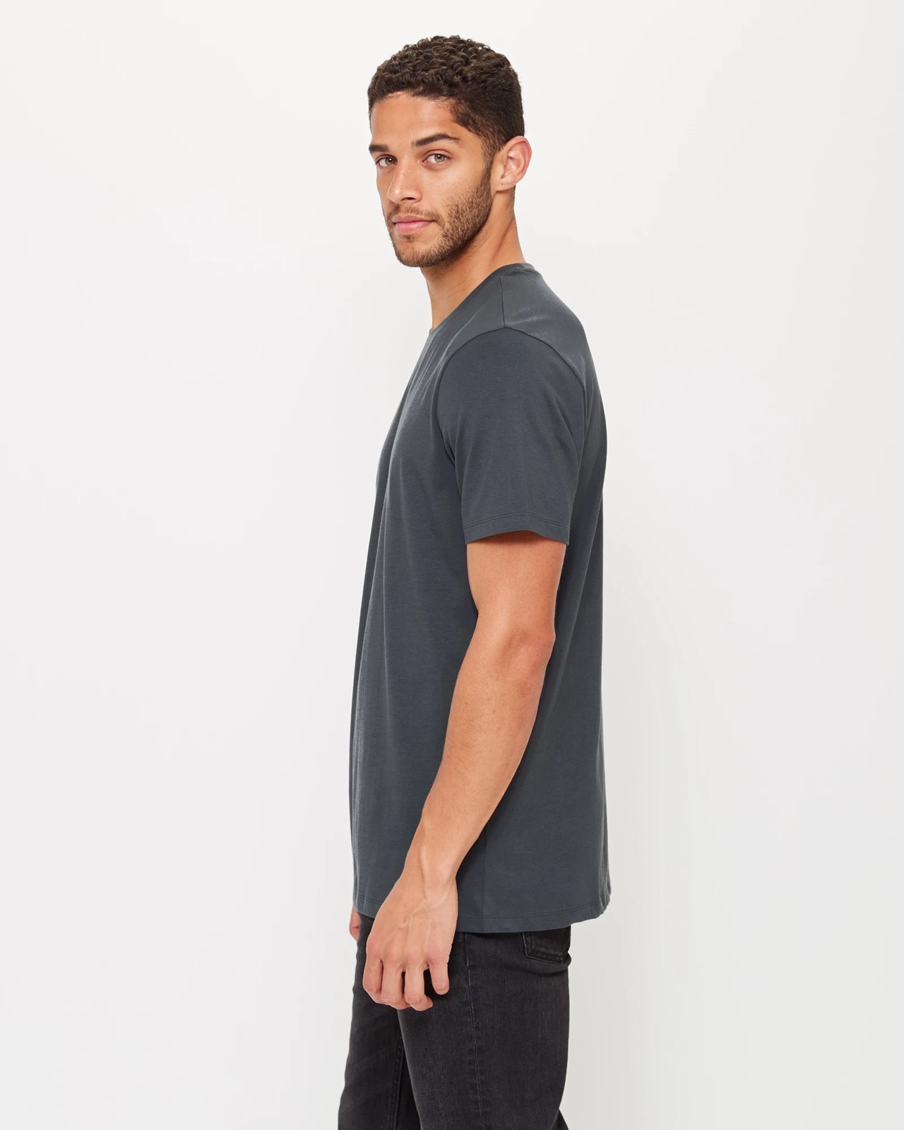 Australian Cotton T-Shirt - Dark Grey | Target Australia