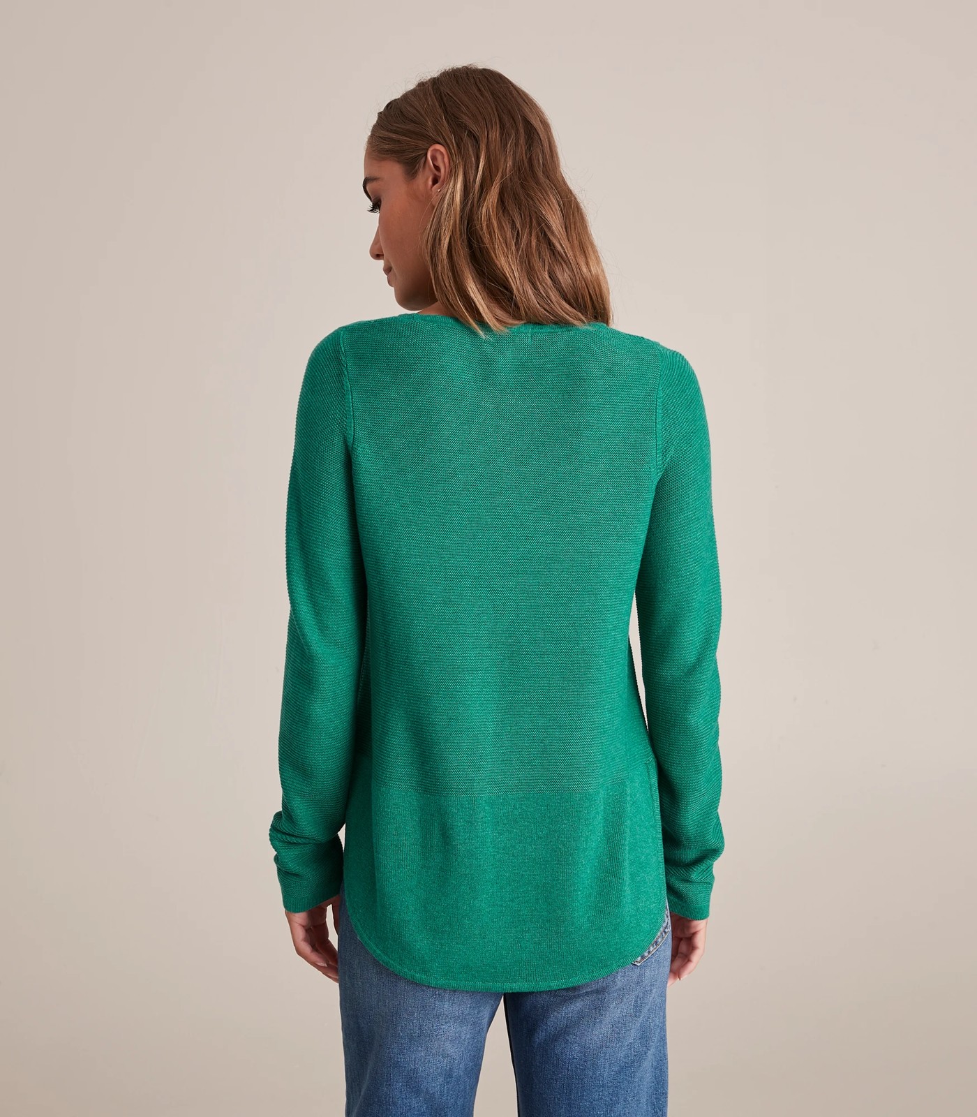 Stitch Curve Hem Jumper Target Australia