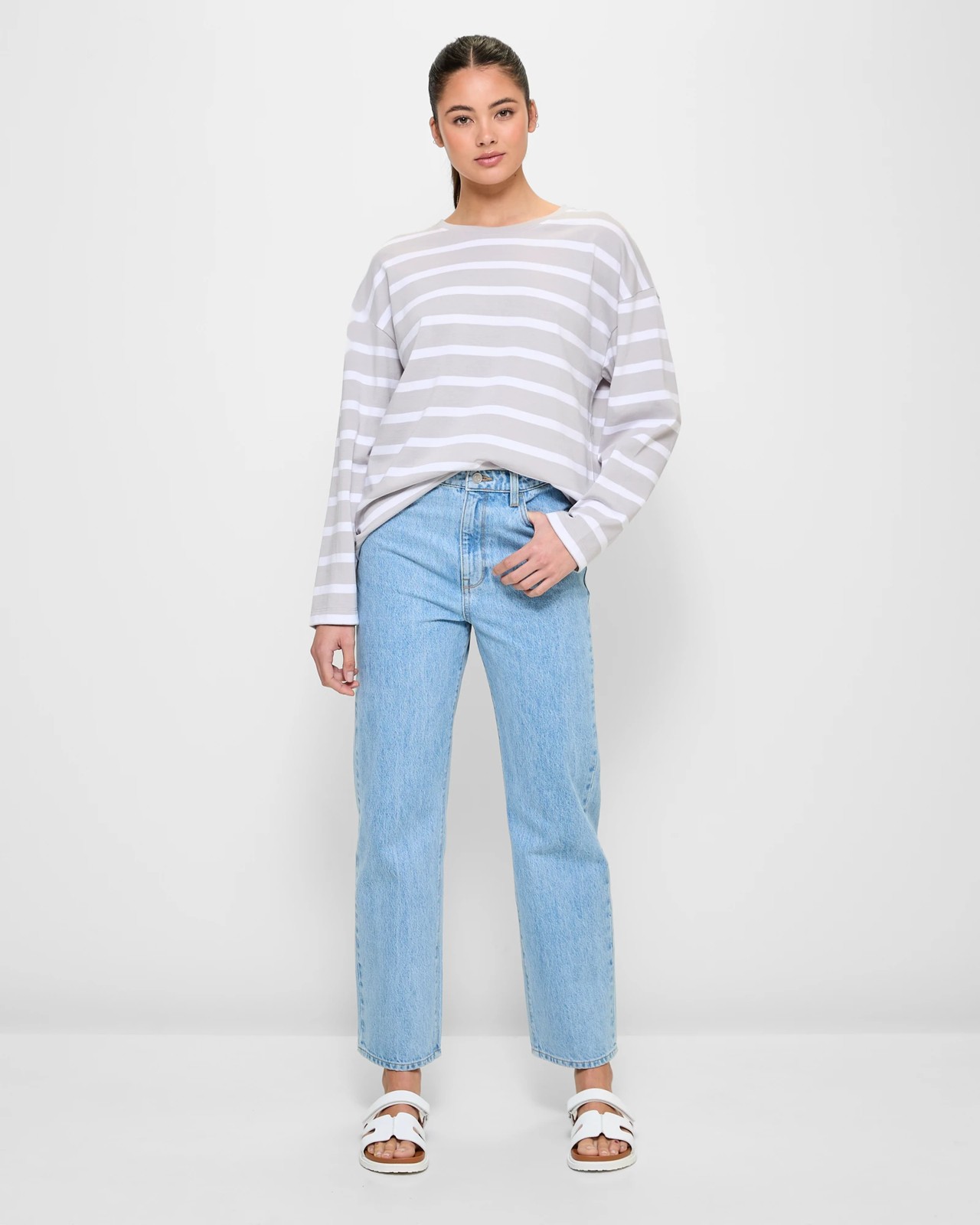 Long Sleeve Stripe Essential T-Shirt - Lily Loves 2 of 5