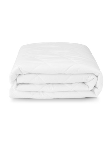 Anko Waterproof Quilted Mattress Protector, Double Bed - White