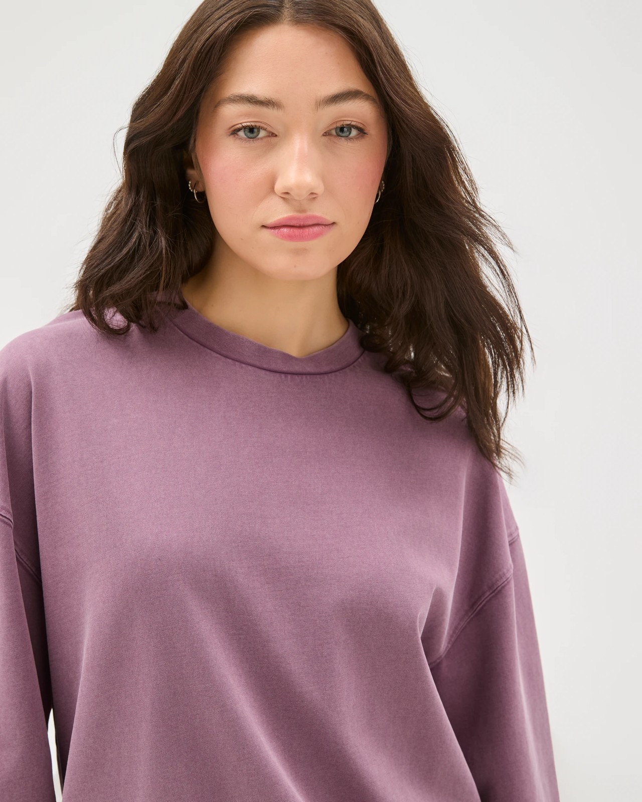 Lily Loves Australian Cotton Oversized T-Shirt - Lilac Ash 5 of 5