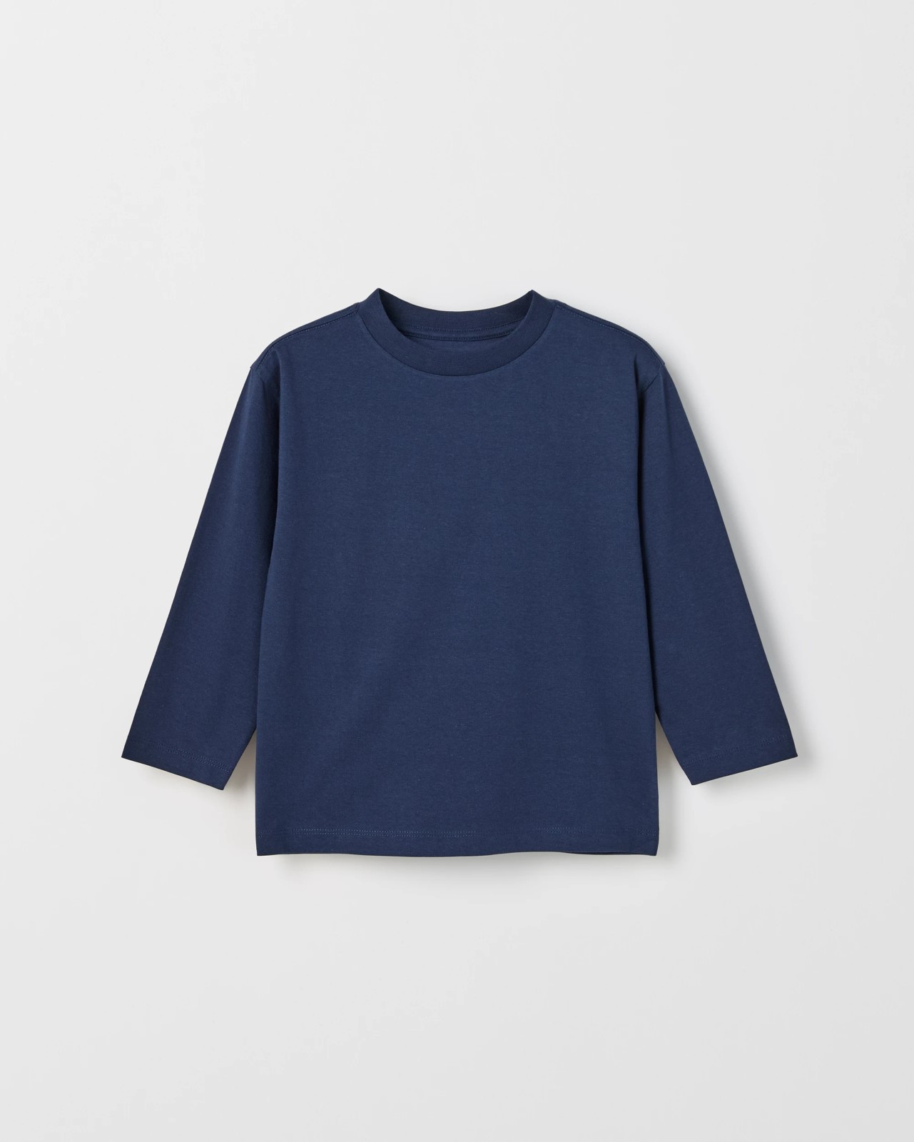 Australian Cotton 3 Pack Long Sleeve T-Shirts - White / Navy / Red 4 of 5