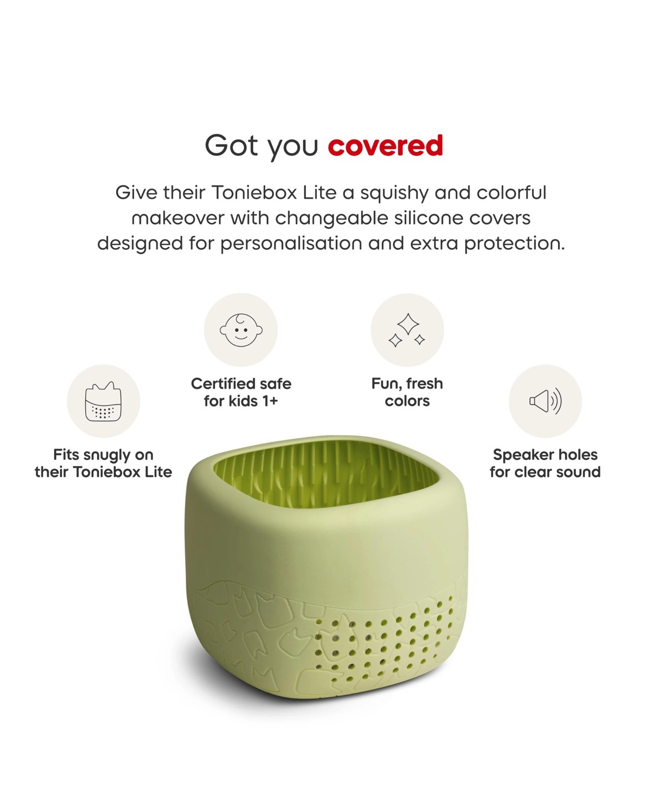 Toniebox Lite Cover - Melon Green 5 of 5