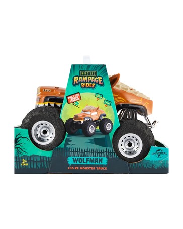 Universal Monsters Rampage Rides Wolfman 1:15 RC Monster Truck