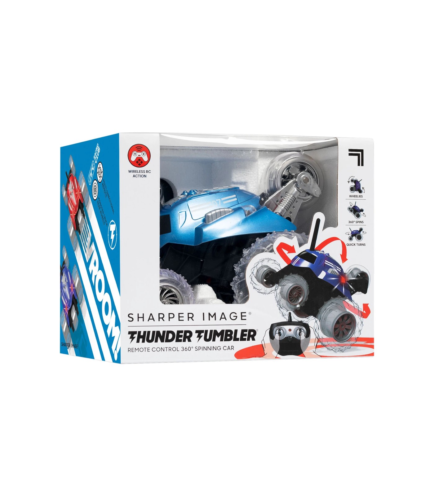 Sharper image tumbler store remote control car