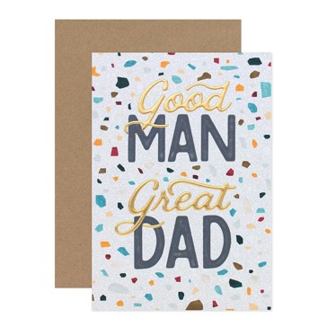 Connections from Hallmark Birthday Card -  Good Man, Great Dad