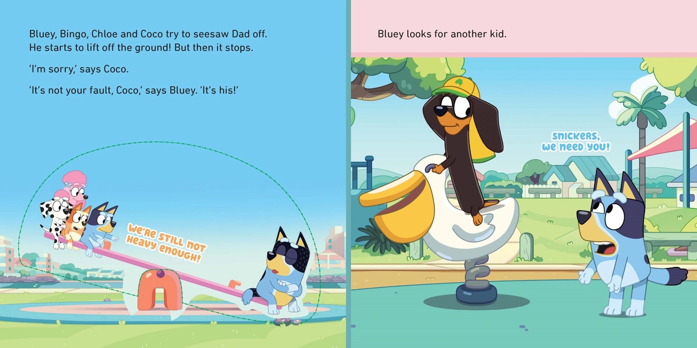 Bluey: Seesaw - A-Slide-and-Play Book 4 of 6
