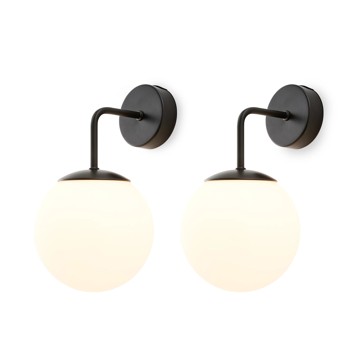 Anko 2 Pack Orb Rechargeable Wall Sconce
