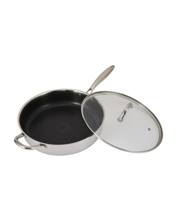 Anko Stainless Steel Tri-Ply 30cm Saute Pan