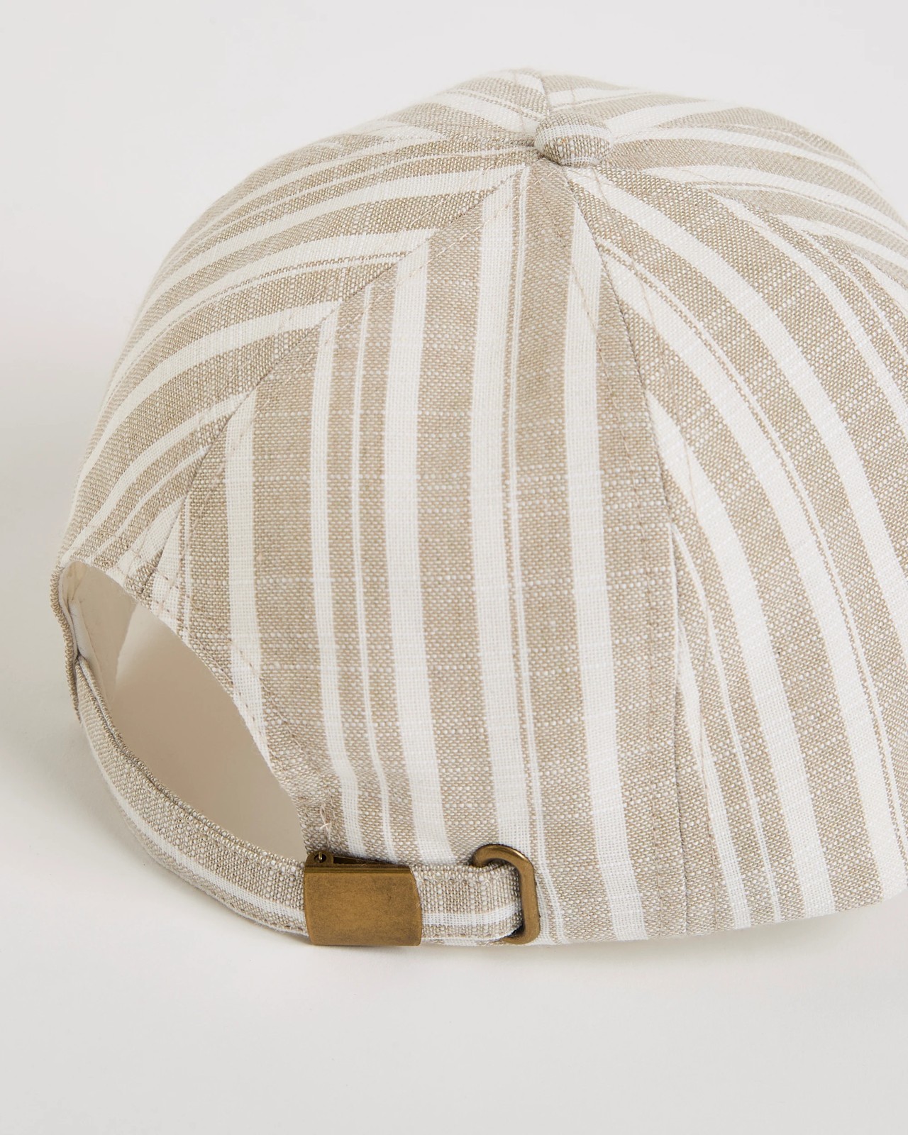 Textured Stripe Cap - Natural 3 of 3