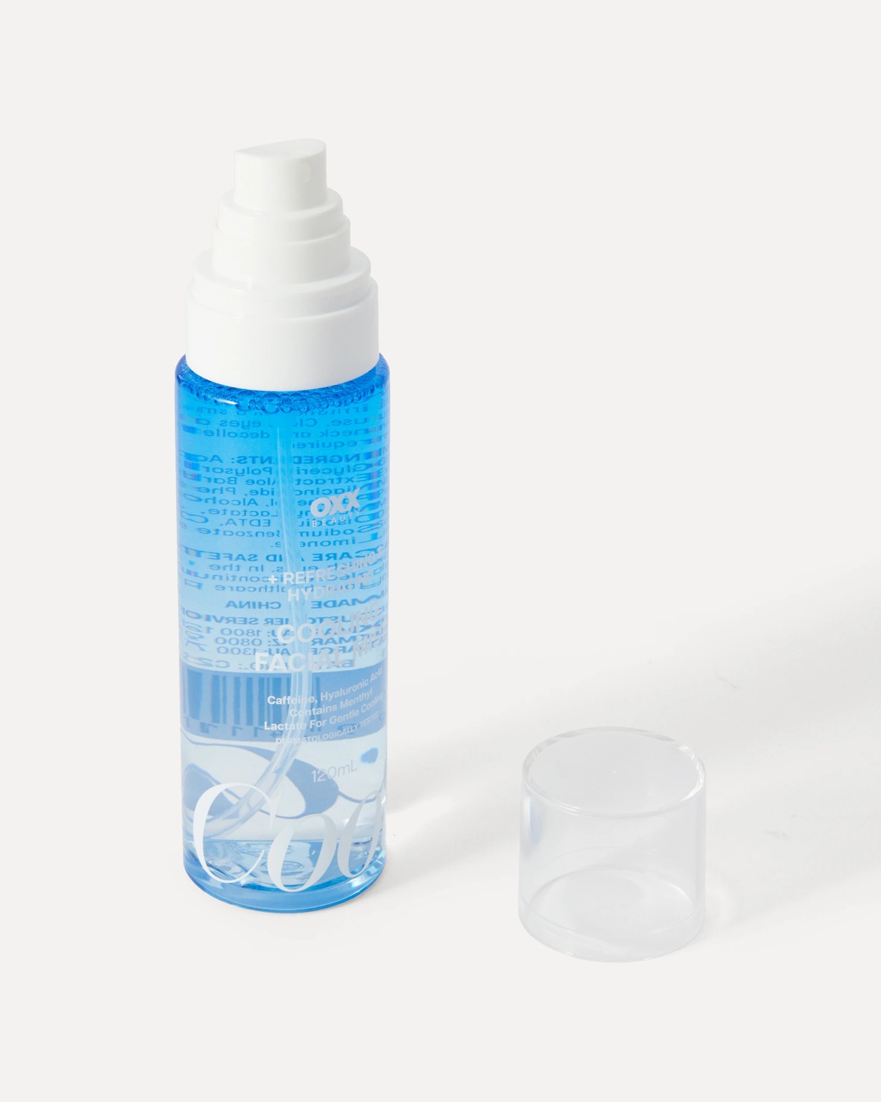 OXX Beauty Refreshing and Hydrating Cooling Facial Mist 120ml, Caffeine - Hyaluronic Acid and Menthyl Lactate 2 of 4