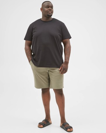 Plus Size Australian Cotton Byron Shorts