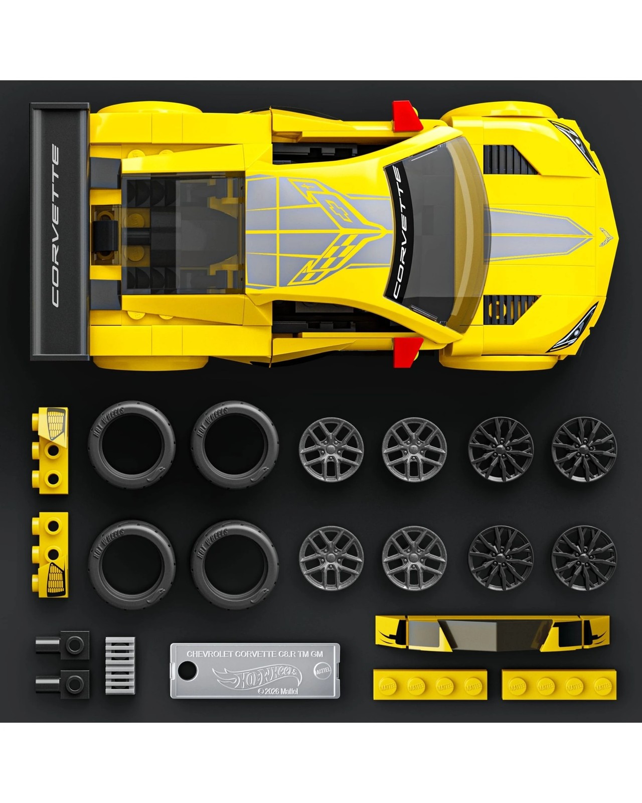 Hot Wheels ’20 Corvette C8.R Building Toy Kit 5 of 6