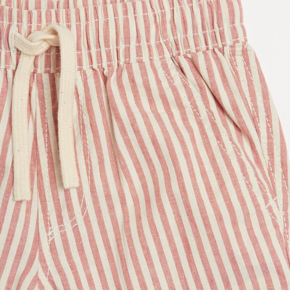 STRIPED LINEN SHORTS main image 0