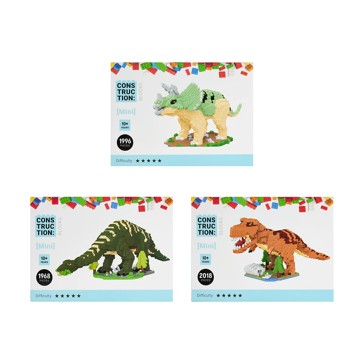 Mini Construction Blocks, Assorted - Anko