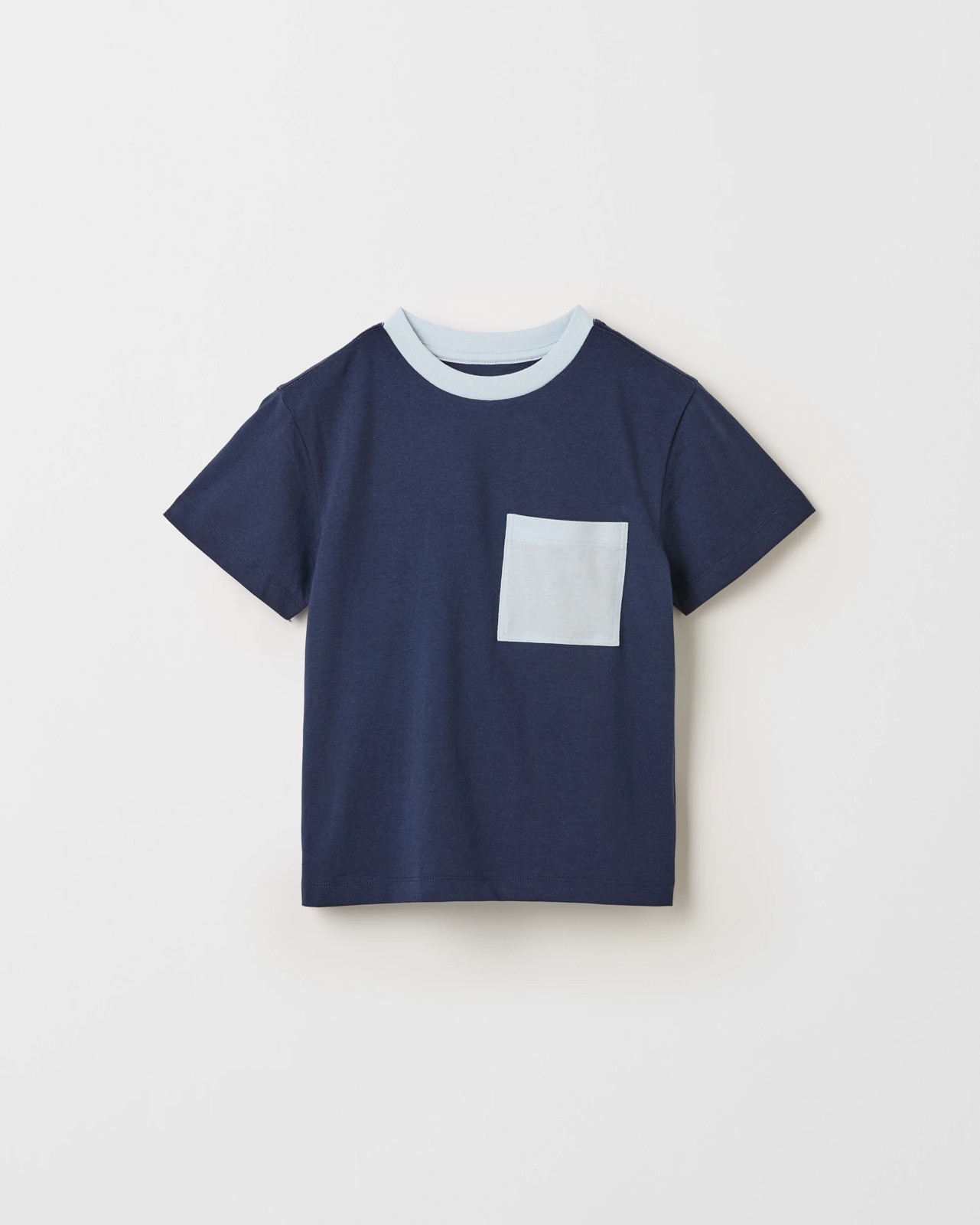 Australian Cotton 3 Pack T-Shirts - Blue + White 4 of 5