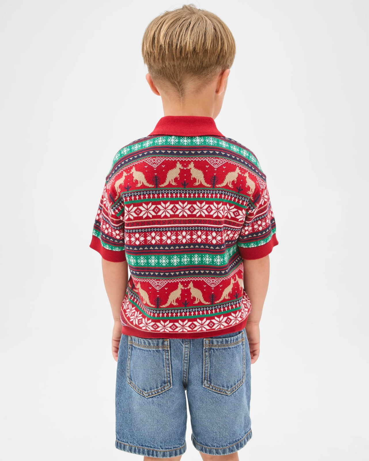 Family Matching Australian Cotton Christmas Knit Shirt 5 of 5
