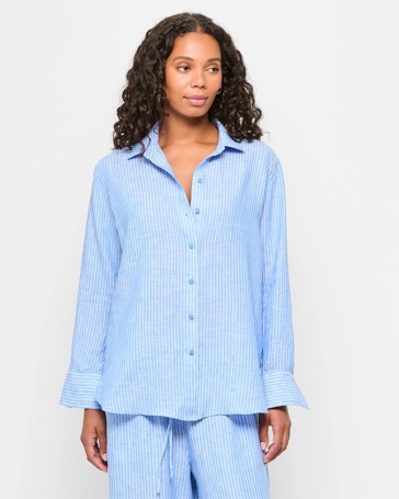 European Linen Long Sleeve Shirt
