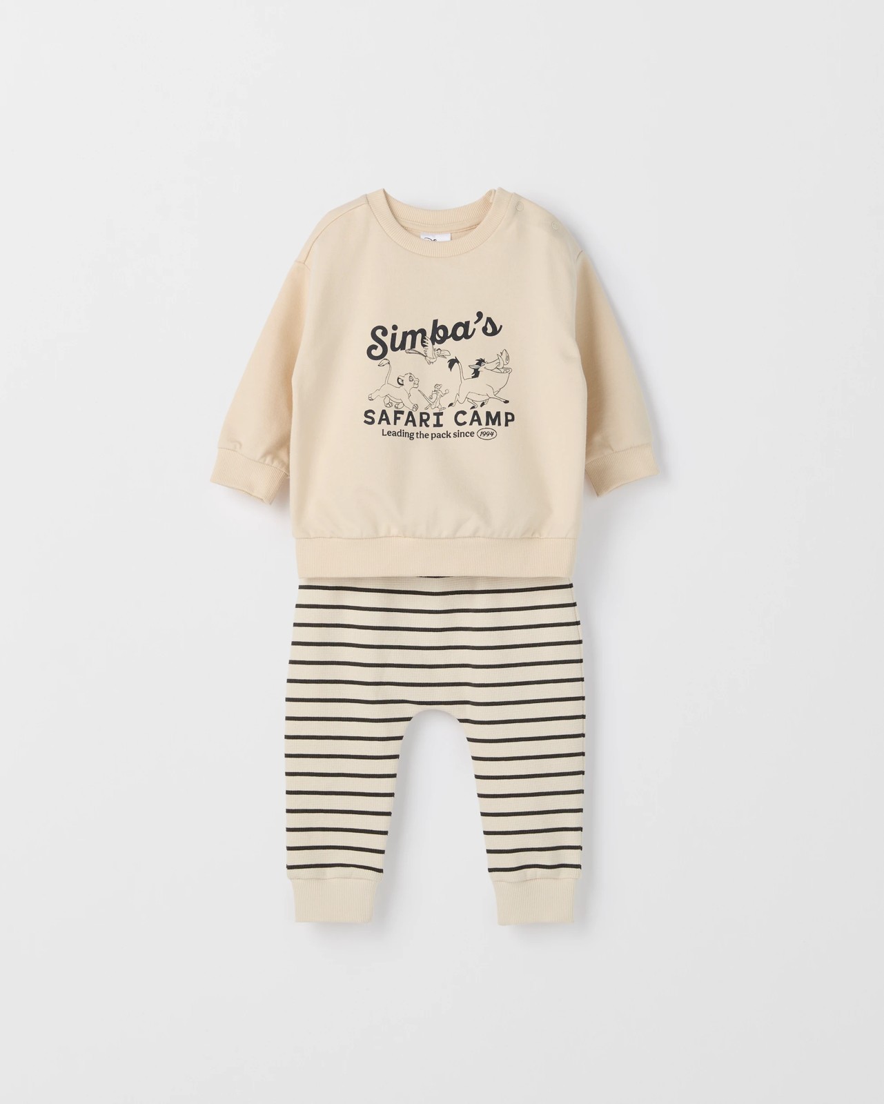 Disney Organic Cotton Baby Fleece Set - Simba Whitecap Grey 3 of 5