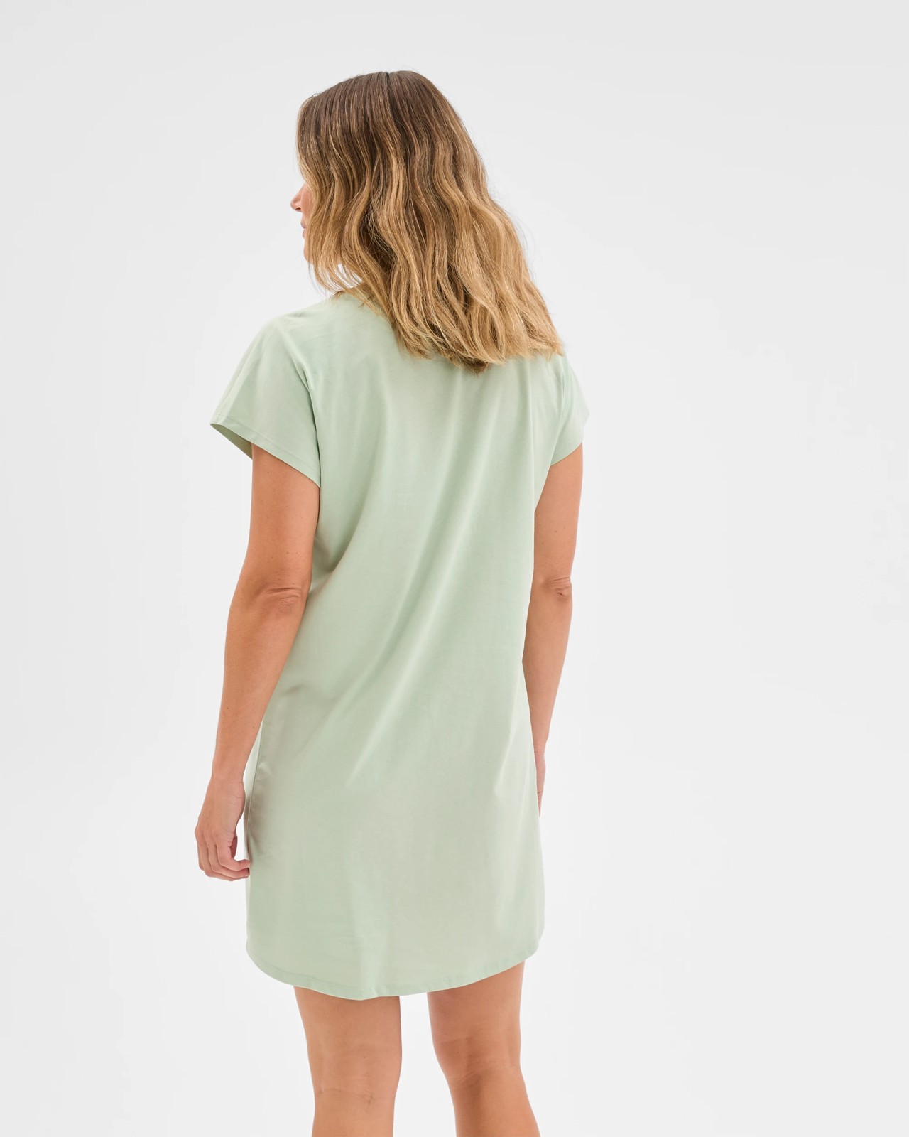 Australian Cotton T-Shirt Nightie - Swan 6 of 6
