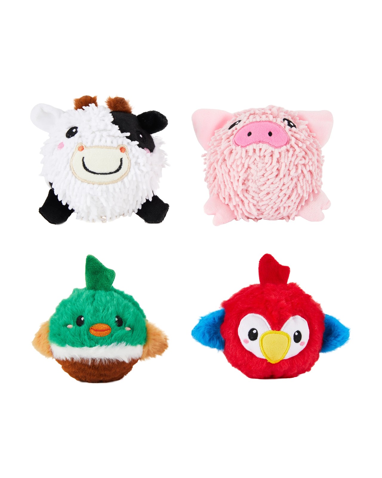 Anko Dog Toy Spike Ball Animal -  Assorted 2 of 4