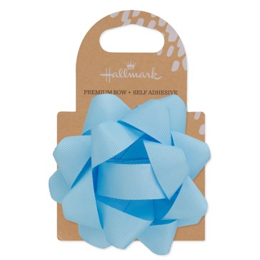 Hallmark Premium Self Adhesive Bow - Classic Baby Blue
