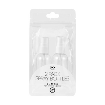 2 Pack Travel Solutions Spray Bottles