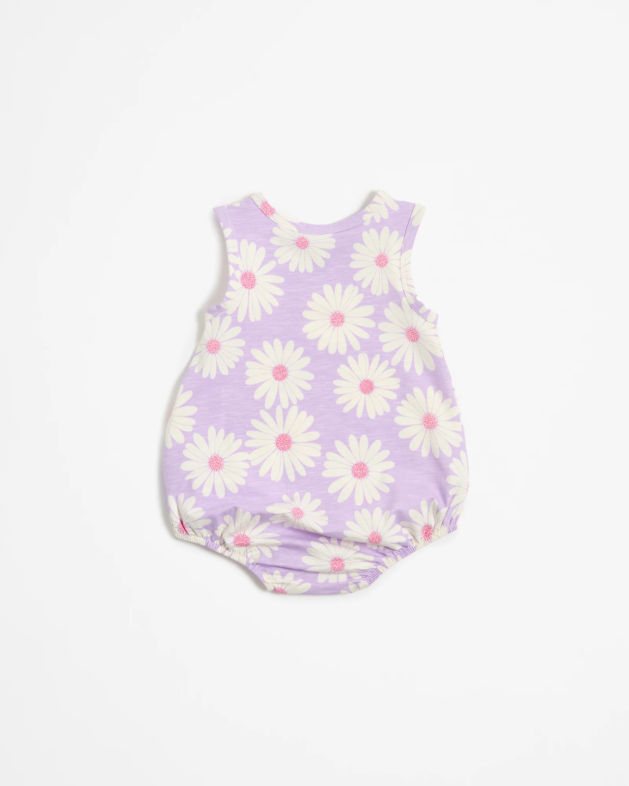 Baby Organic Cotton Print Bubble Bodysuit - Floral 3 of 3