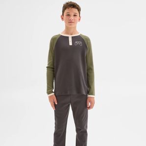 Australian Cotton Older Boys Elevated Knit Pyjama Set