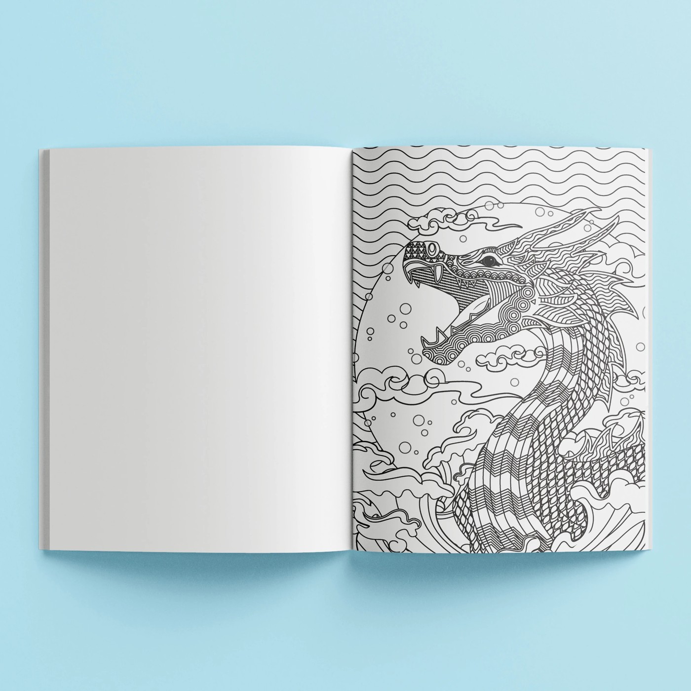 Mindwaves Calming Colouring: Mythical Creatures - Book 4 of 5