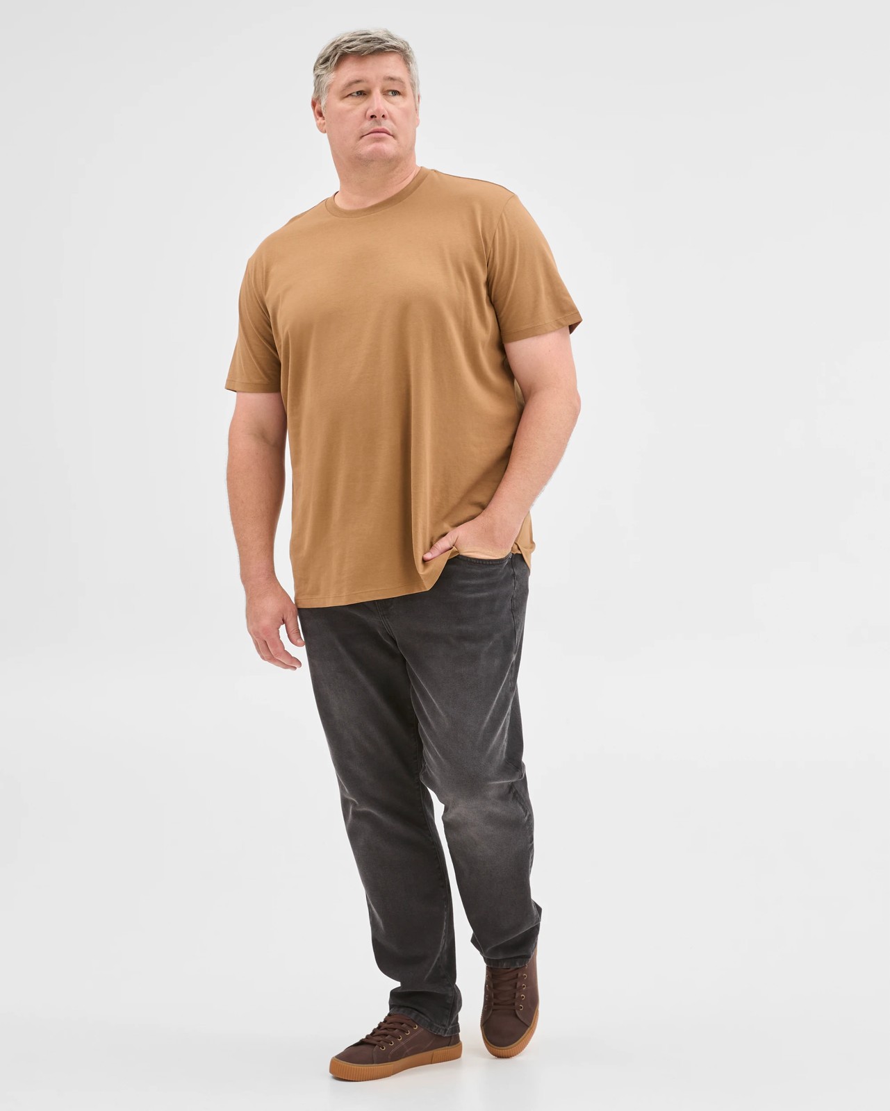 Plus Size Australian Cotton Crew T-Shirt 2 of 5