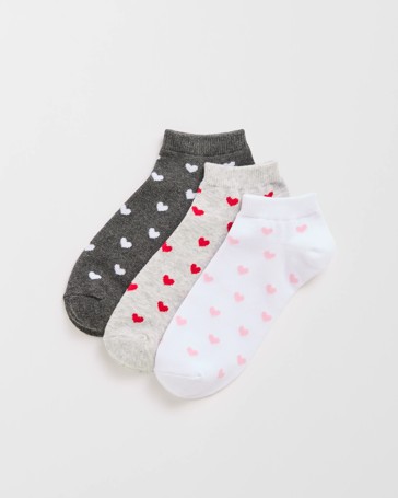 Australian Cotton Blend 3 Pack Low Cut Socks