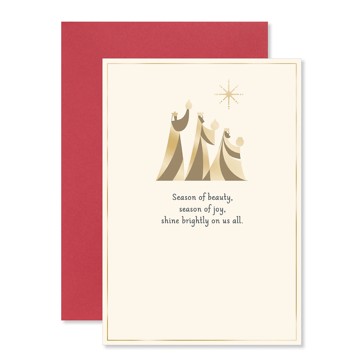 Hallmark Christmas Card - Wise Men