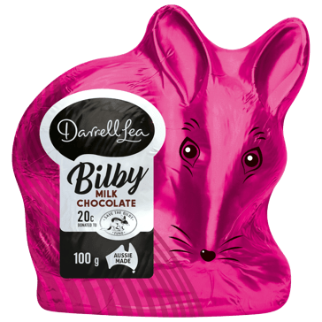 Darrell Lea Bilby Milk Chocolate 100g