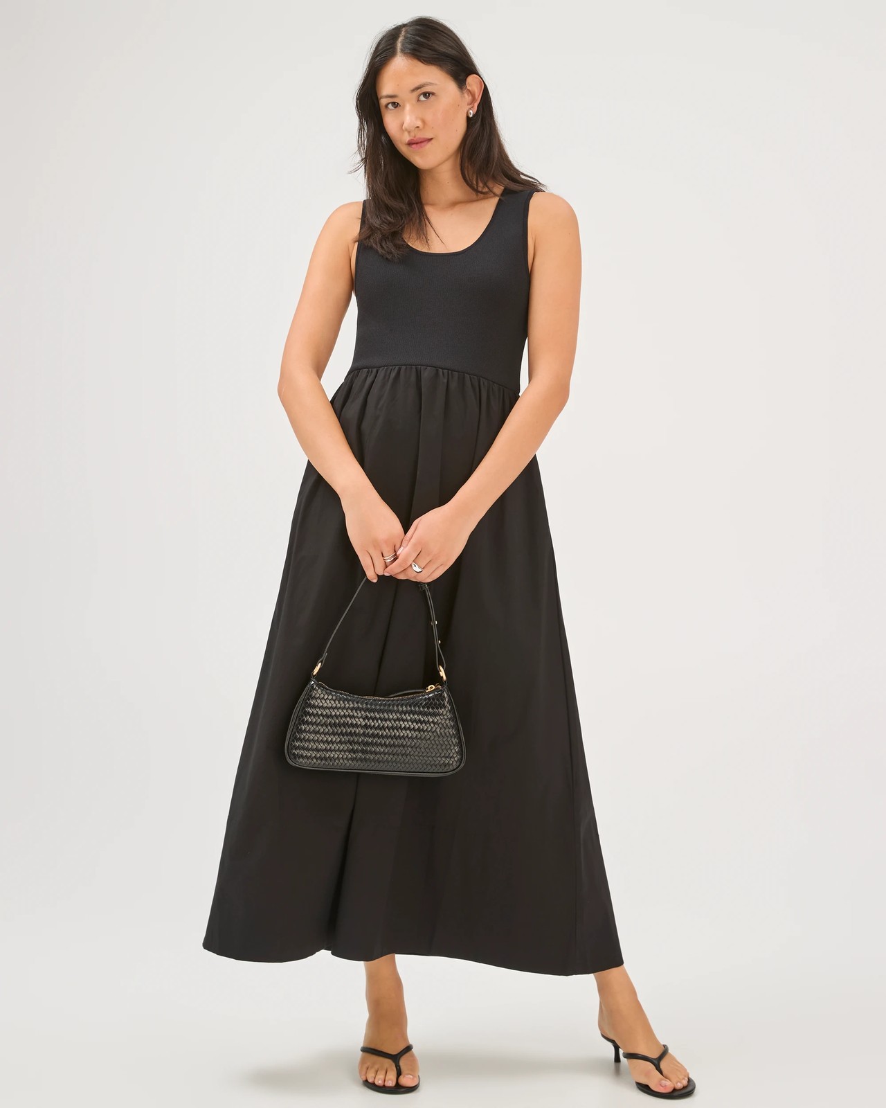 Knit Tank Maxi Dress - Black 5 of 5