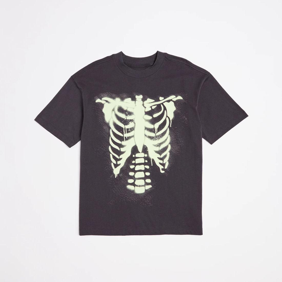 Halloween Glow In The Dark Rib Cage T-shirt | Target Australia