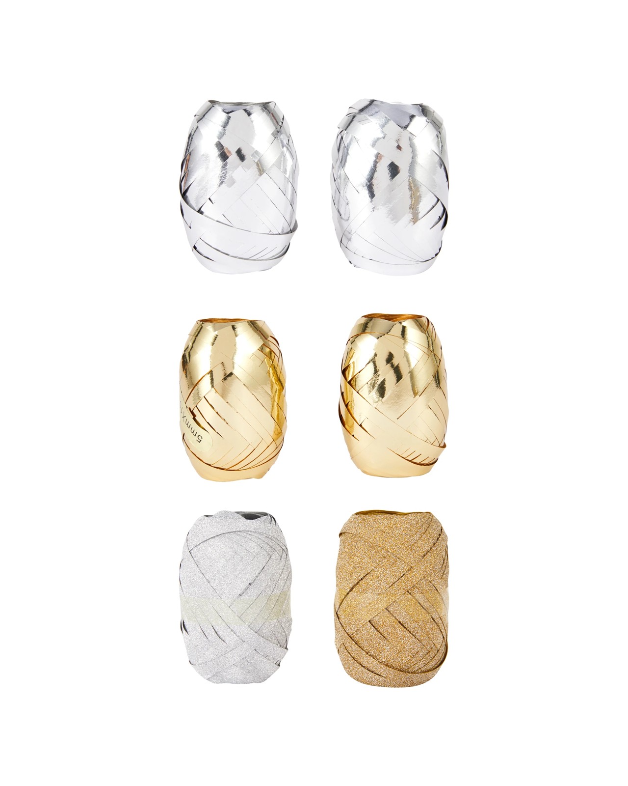 6 Piece Curling Ribbons, Metallic - Anko 2 of 2