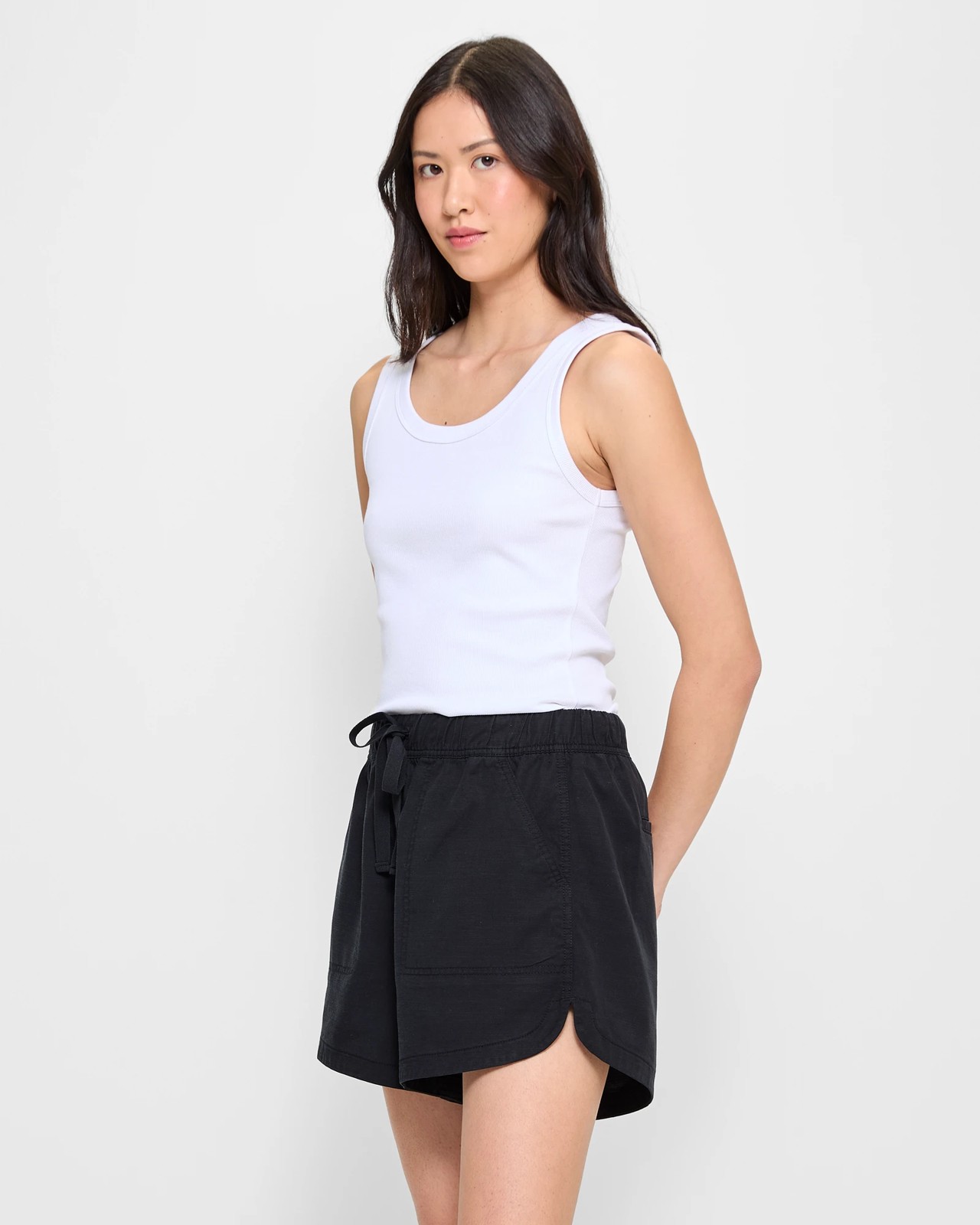 Pull On Slub Short 3 of 5