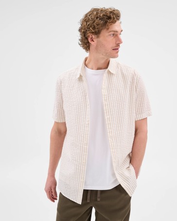 Australian Cotton Seersucker Shirt