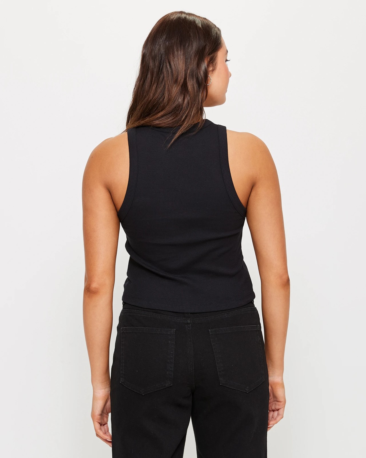 Australian Cotton Rib Racer Tank Top - Lily Loves 4 of 5