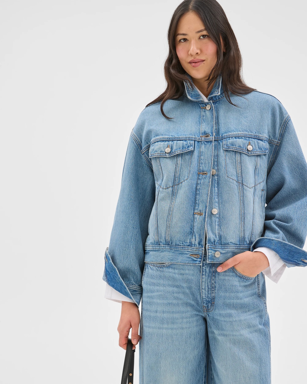 Panelled Slouch Denim Jeans 4 of 5