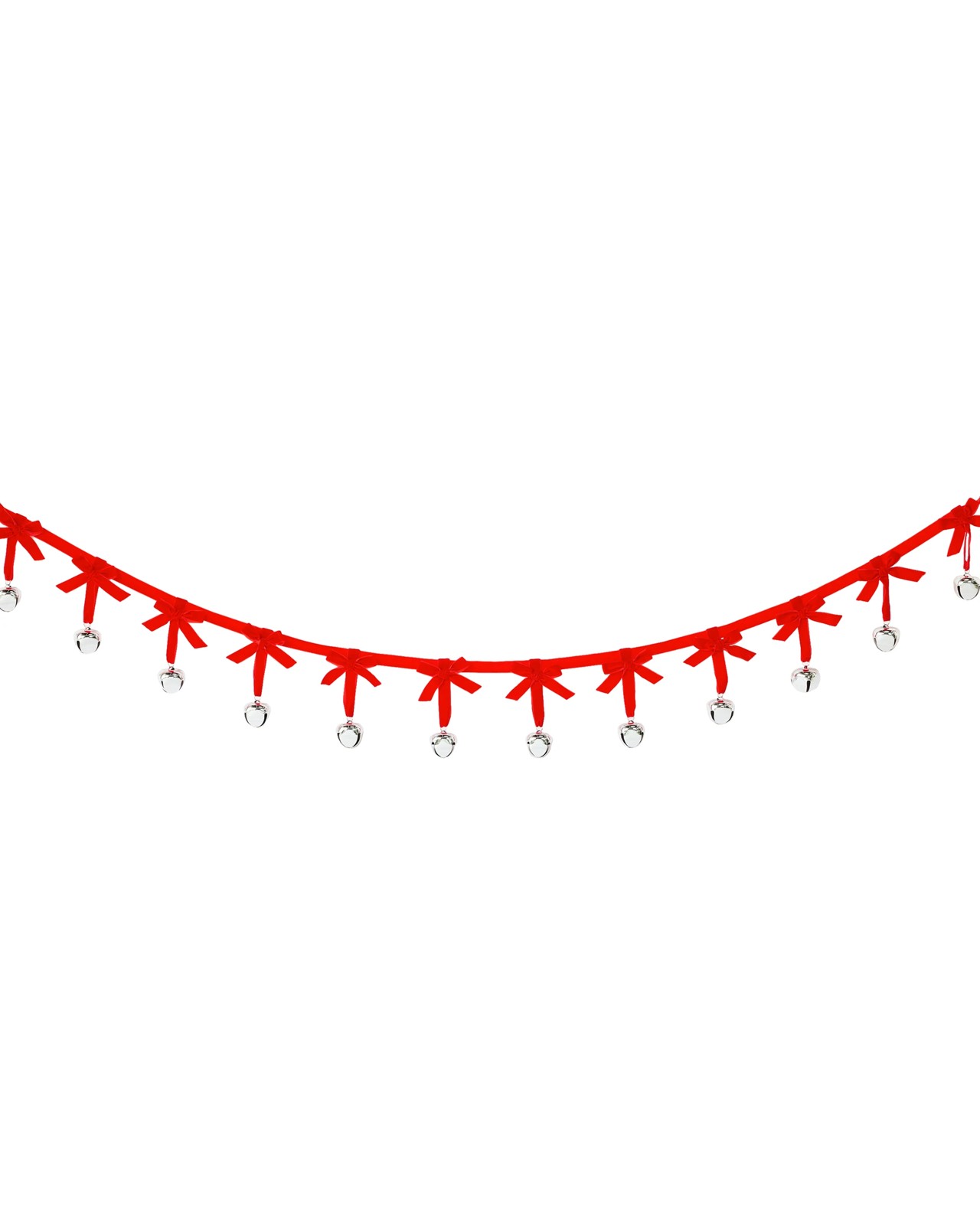 Anko 1.8m Bow and Bell Garland 2 of 4