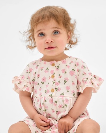 Organic Cotton Baby Romper