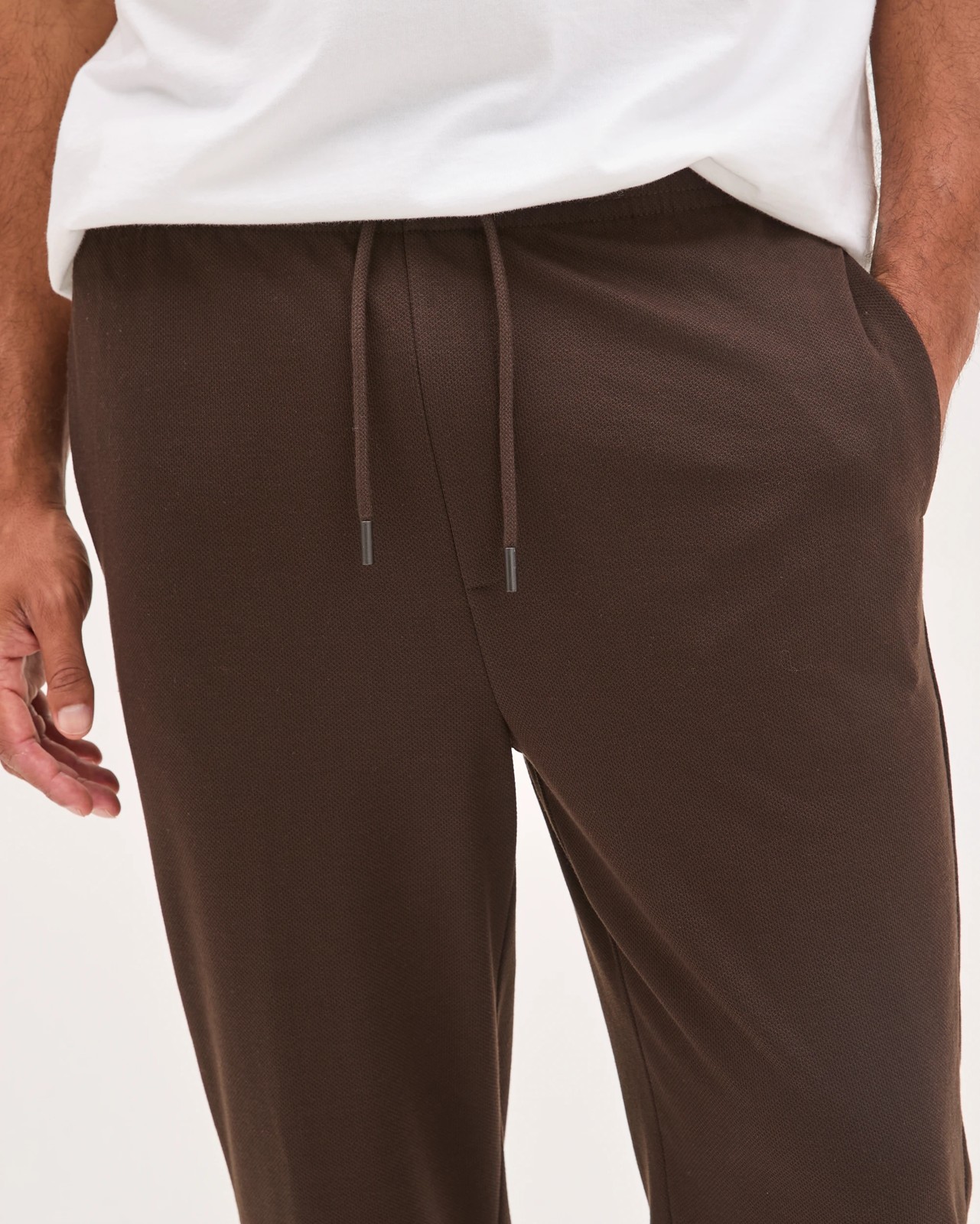 Textured Knit Pants - Chocolate 5 of 6