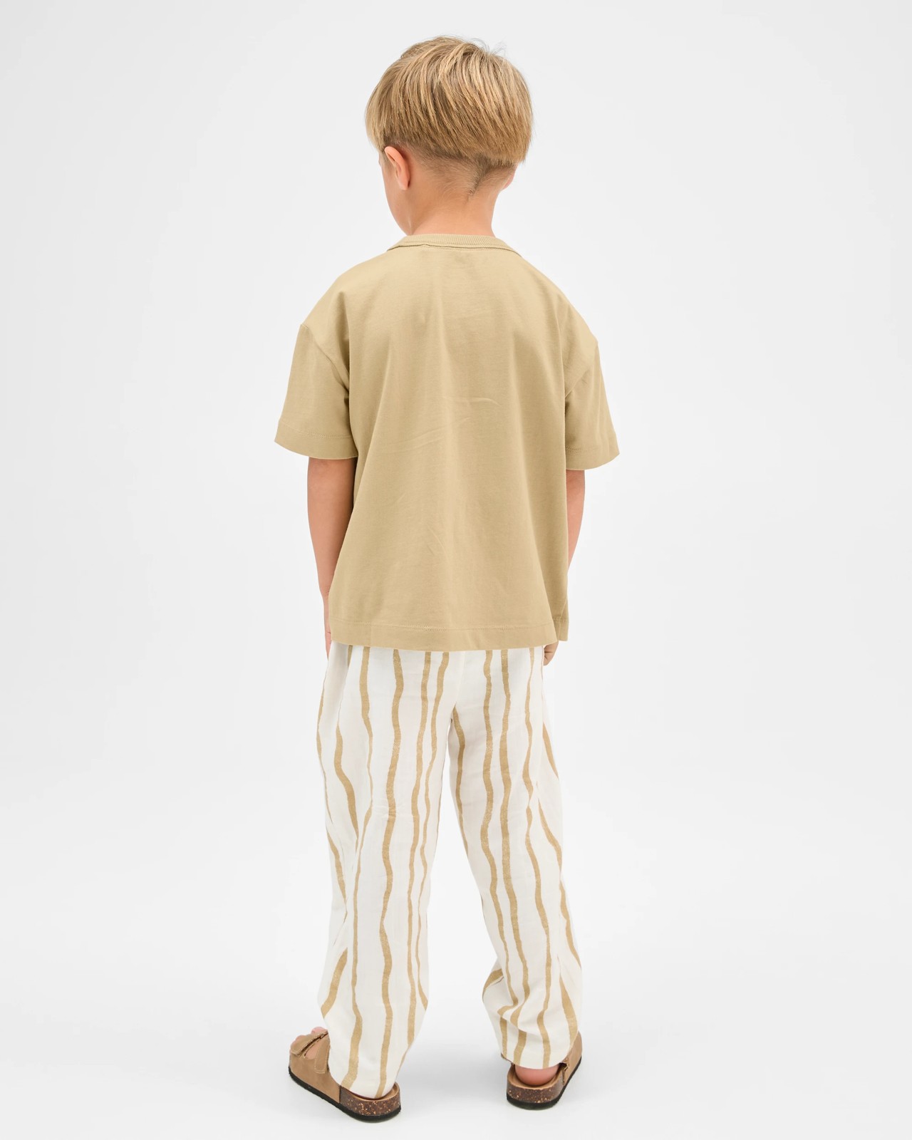 T-Shirt and Pants 2 Piece Set - Beige 4 of 5