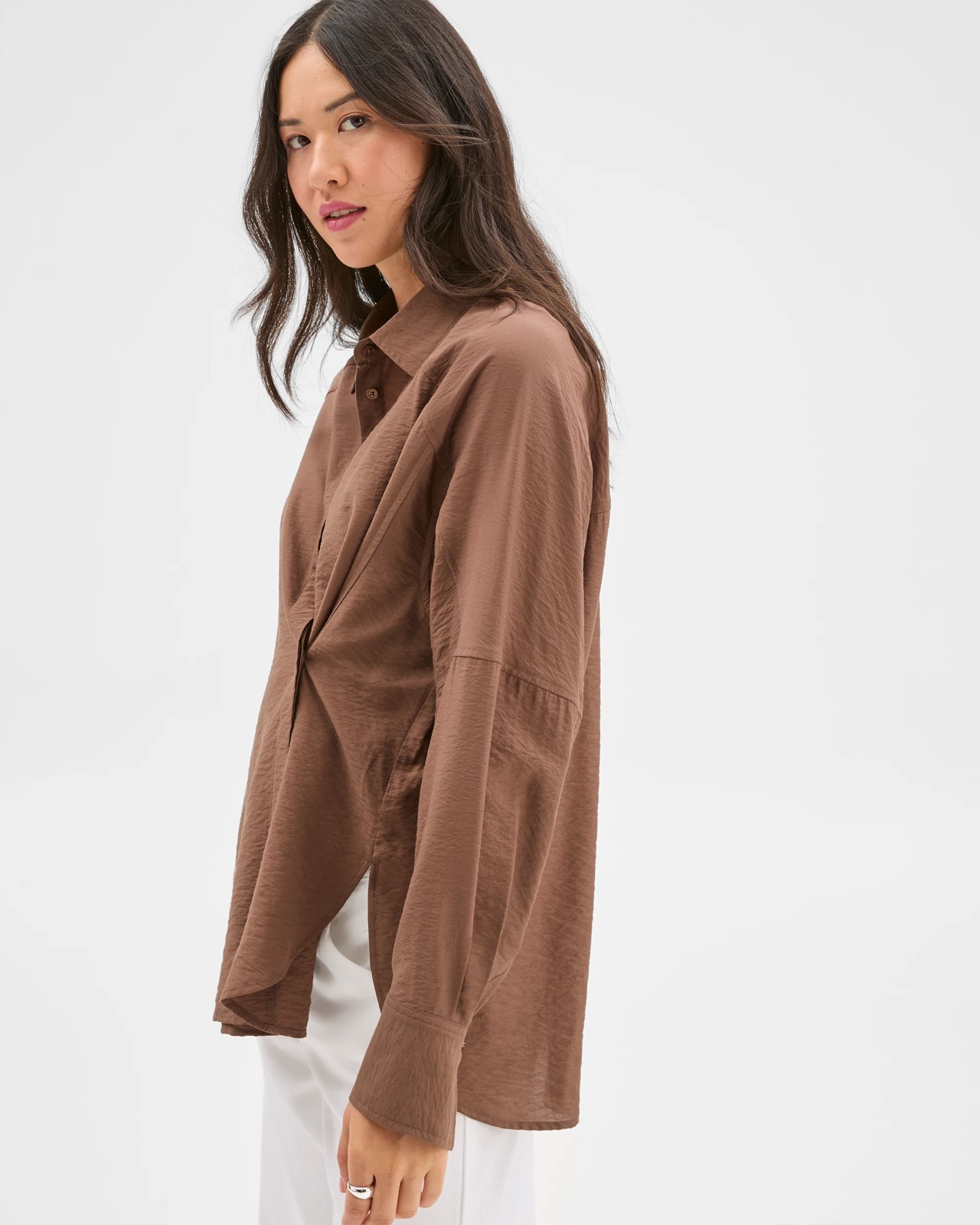 Relaxed 2-Way Shirt - Fall leaf 4 of 6